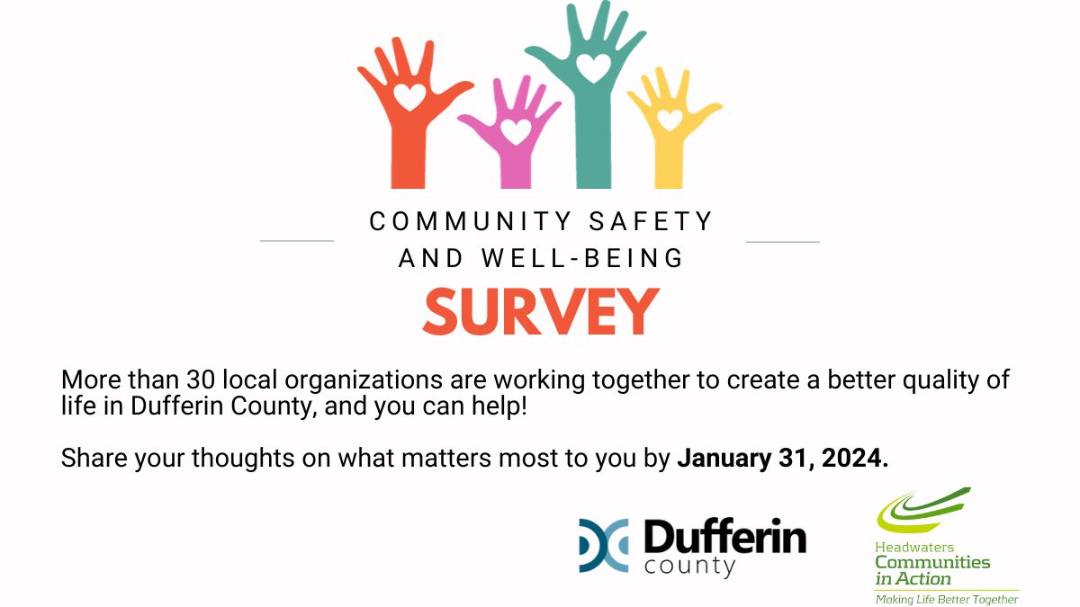 Learn more and complete the survey by visiting joinindufferin.com