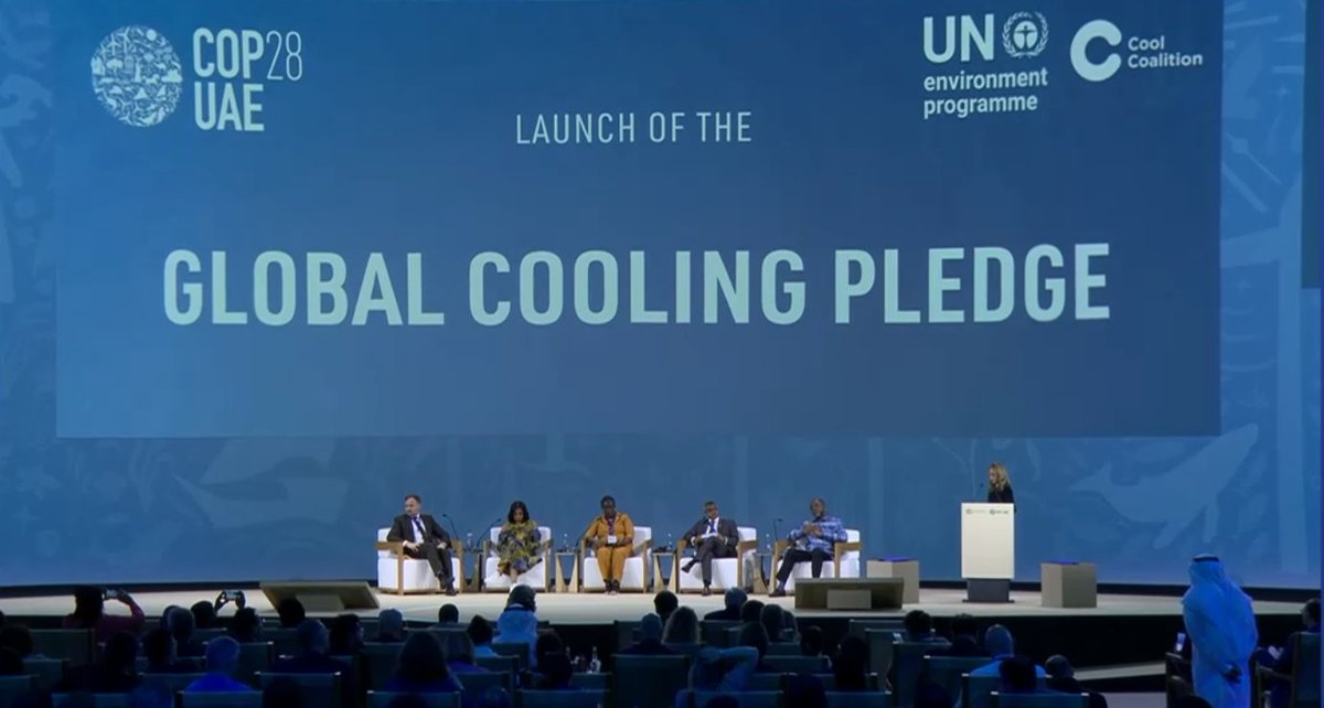 CleanCoolCollab's tweet photo. We are pleased to see the international community recognize the urgent need for action on cooling &amp; strongly endorse the implementation of the #GlobalCoolingPledge.

We are committed to collaborating with @ActOnCooling  &amp; other stakeholders.

Read more ➡️  https://t.co/SrV1MDBjH7 https://t.co/Jfgo8edYwt