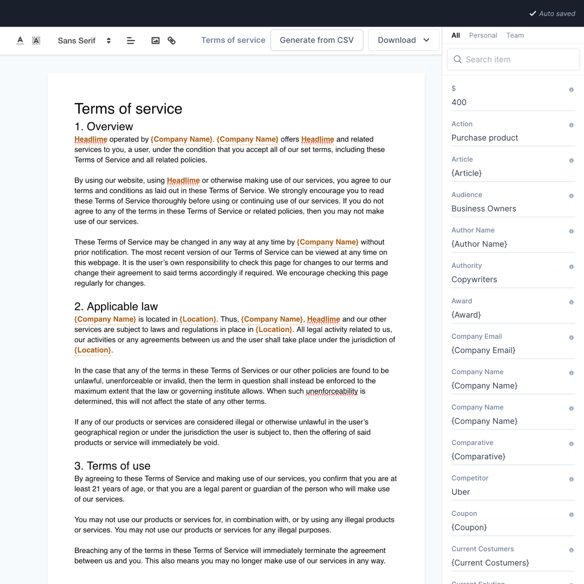 headlime_com's tweet photo. Create maintainable documents in seconds https://t.co/EfkBJI0uWh