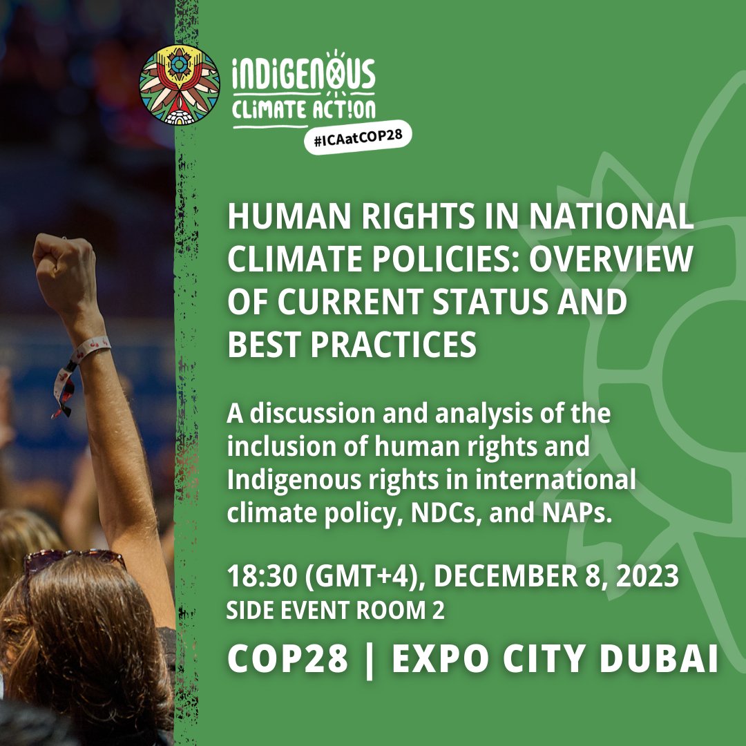 A NEW RESOURCE just dropped! 🪶👏🏾 Announcing our latest report Indigenous Rights and Sovereignty in International Climate Policy: A Systemic Analysis, now available online at t.ly/KhSwJ #ICAatCOP28 #UNFCCC #COP28 #ClimateJustice #DecolonizeClimatePolicy