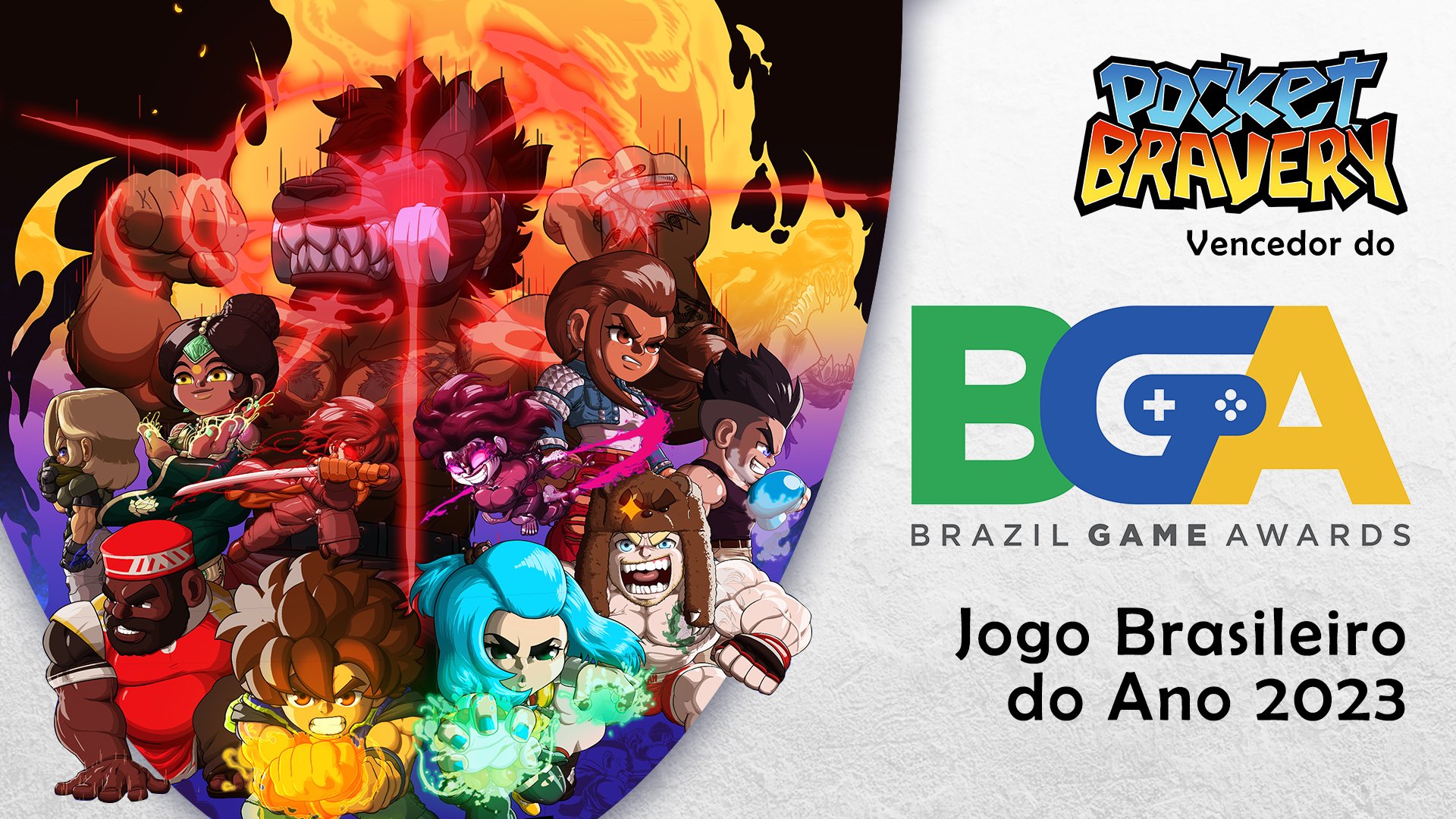 De estúdio brasileiro, jogo de luta em pixel art Pocket Bravery é