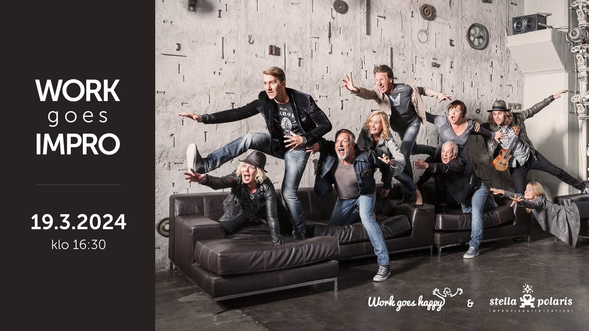 Workgoeshappy's tweet photo. 📣#Wgh2024 TIEDOTE
Kun yksi ovi sulkeutuu, toinen avautuu.
Ensi kevään #Wgh2024 19.3. @Musiikkitalo ssa saa mahtavat jatkot, sillä heti messujen jälkeen alkaa #StellaPolaris työelämä näytelmä #WorkgoesIMPRO
https://t.co/BVgmPjtRyz https://t.co/ecNBMHkEnu