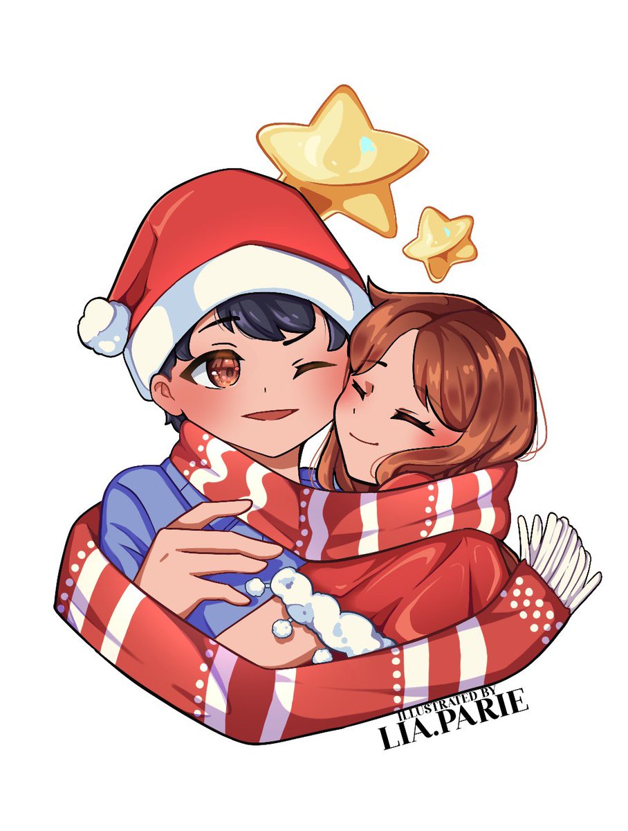 Because @/x is shadow banning me, this is a sample of my new duo YCH commission [$20] if you haven't seen it yet⭐️ 

Check out my account more deets🎄🎄