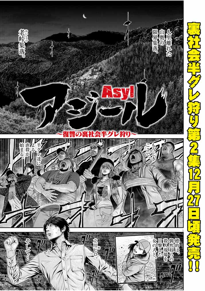 アジール Asyl 復讐の裏社会半グレ狩り 全巻 私刑執行人 半グレ セット