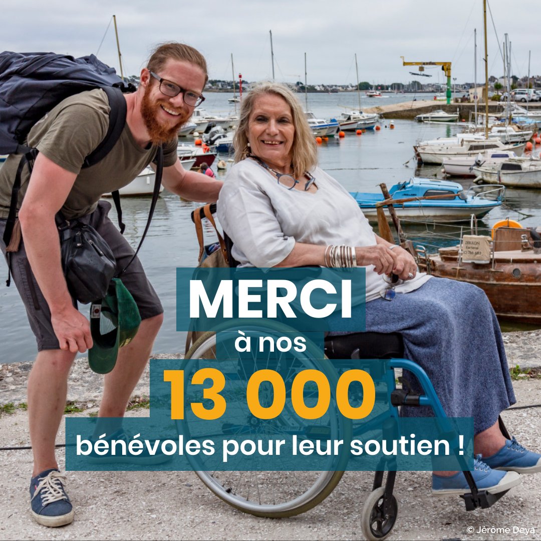 Journée mondiale du #bénévolat : MERCI à nos bénévoles 💝

Leur soutien au quotidien est essentiel pour accompagner toujours plus de personnes en situation de handicap :
🎲 activités et loisirs
💻 ateliers informatique
⚖️ aide juridique et administrative
🤝 lien social et soutien