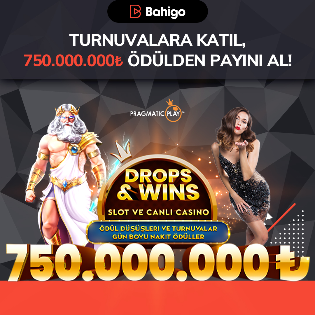 Pragmatic Drops &amp; Wins'in 6 Mart 2024'e kadar sürecek yeni sürümünde, günlük Prize Drops ve haftalık turnuvalar ile her ay 750.000.000₺ değerinde ödüller sizi bekliyor! Hemen oynamaya başlayın!

#Bahigo