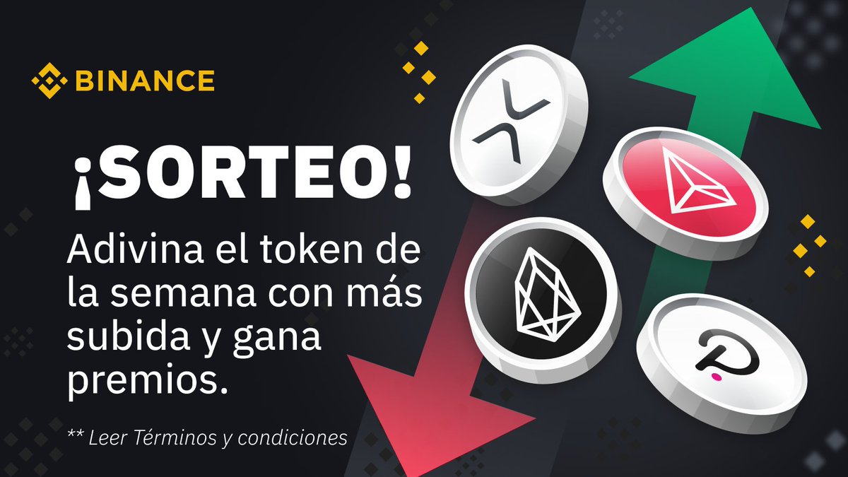 Pon tus dotes de predicción a prueba 🔮 y participa en el sorteo para ganar lotes de productos de #Binance 

1⃣ Comenta el token que crees que subirá más esta semana
2⃣ Sigue a <a href="/BinanceES/">Binance España</a> 

¿Serás el afortunado?🤔