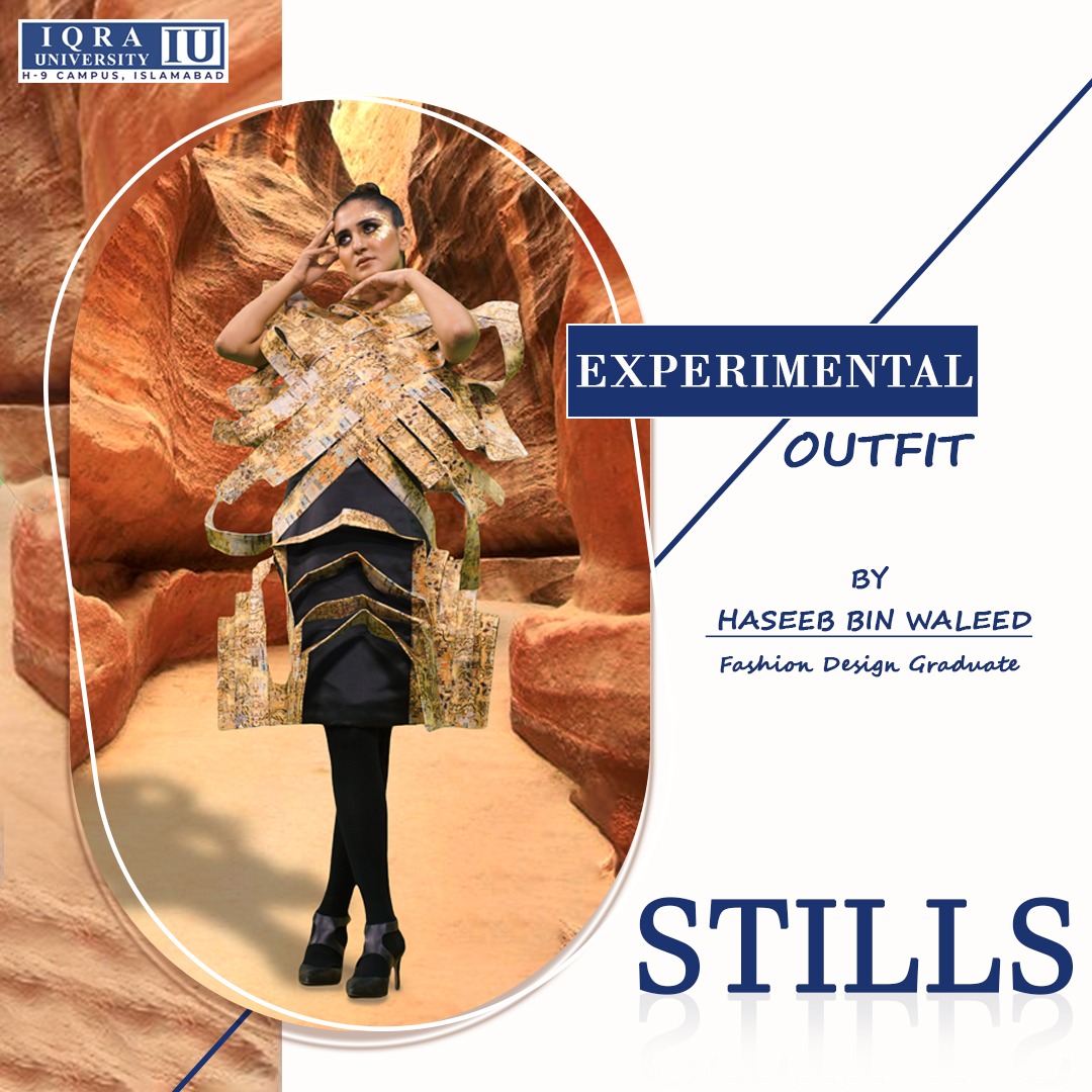 IUIsbCampus's tweet photo. The assignment was all about bringing out ones inner creative freak along with mood and traits.
>Instructor: Sumaira Sajjad
>Designer : Haseeb Bin Waleed
#fashion #fashiondesign #origami #art #costume #creat #design #designer #hautecouture #coture #blue #sky #fashionorigami https://t.co/zWiWEr3iTm
