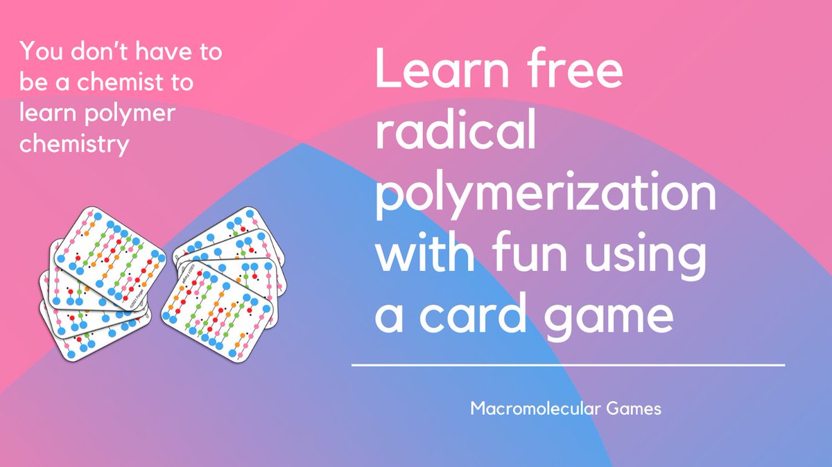 🎯 Attention all chemistry lovers! 📢 Don’t miss out on our incredible polymer card game - the ultimate tool to learn free radical polymerization. Order now at qrco.de/bdCl35. #ChemistryLovers #PolymerGame