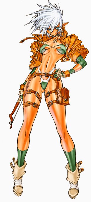 2️⃣
#これ見た奴は持っている直立してる画像をあげろ 
アイコンに使っている砂漠エルフです🧝‍♂ 