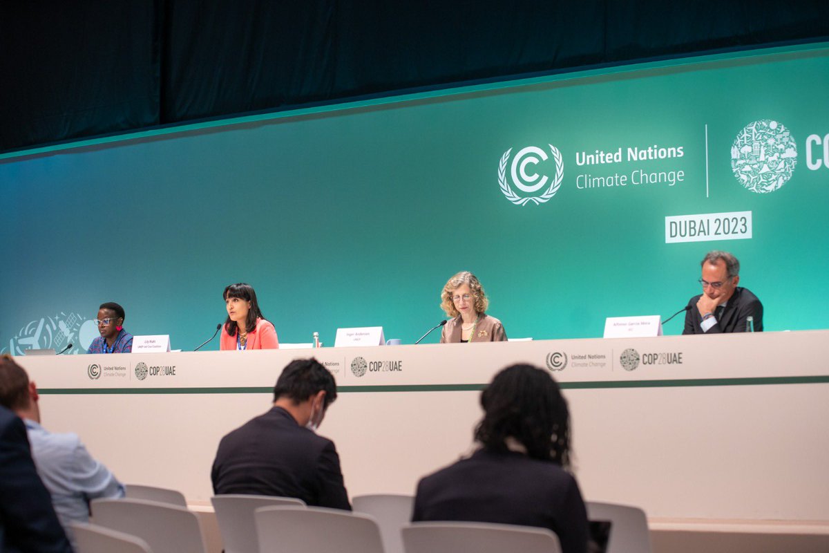 Inger Andersen (@andersen_inger) on Twitter photo As extreme heat hits globally, access to cooling becomes ever more critical.
If we don’t get sustainable cooling right, we will not be able to achieve the #ParisAgreement
New #COP28 <a href="/UNEP/">UN Environment Programme</a> report shows we can reduce predicted 2050 cooling emissions by 60% unep.org/news-and-stori… As extreme heat hits globally, access to cooling becomes ever more critical.
If we don’t get sustainable cooling right, we will not be able to achieve the #ParisAgreement
New #COP28 <a href="/UNEP/">UN Environment Programme</a> report shows we can reduce predicted 2050 cooling emissions by 60% unep.org/news-and-stori…