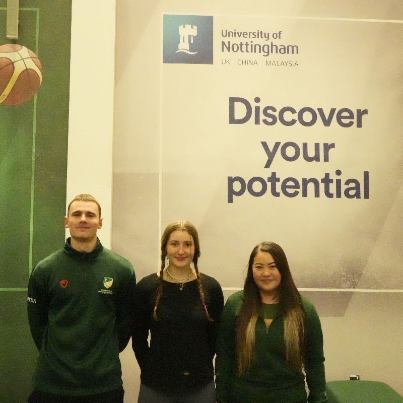 UoNSport's tweet photo. International Volunteer Day '23 ⭐️| Leader in Focus is here to celebrate all our volunteers, and this term there were 3 people that really stood out in their role 🙌

Congratulations 𝗗𝗮𝗶𝘀𝘆 𝗡𝗴𝗼, 𝗧𝗼𝗯𝘆 𝗦𝘁𝗿𝗮𝘄𝘀𝗼𝗻 &amp;𝗧𝗮𝗹𝗹𝘂𝗹𝗮𝗵 𝗧𝗵𝗼𝗺𝗮𝘀!

#WeAreUoN // 💚💛