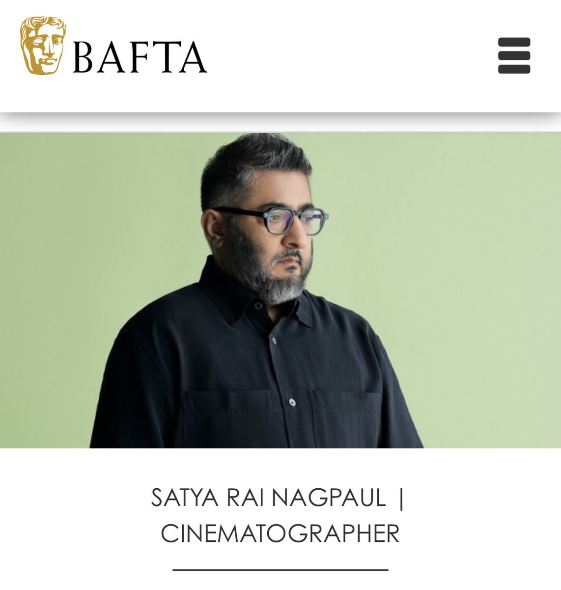 DELIGHTED!
Made it to BAFTA BREAKTHROUGH INDIA2023!

bafta.org/supporting-tal…

JURY
*Chair &amp; BAFTA Breakthrough Ambassador Guneet Monga Kapoor
*Manvender Shukul *Monika Shergil *Rajiv Menon *Naman Ramachandran *Sid Roy Kapoor *Shaunak Sen *Ratna Pathak Shah

PC:<a href="/BAFTA/">BAFTA</a> /@VikasGotra