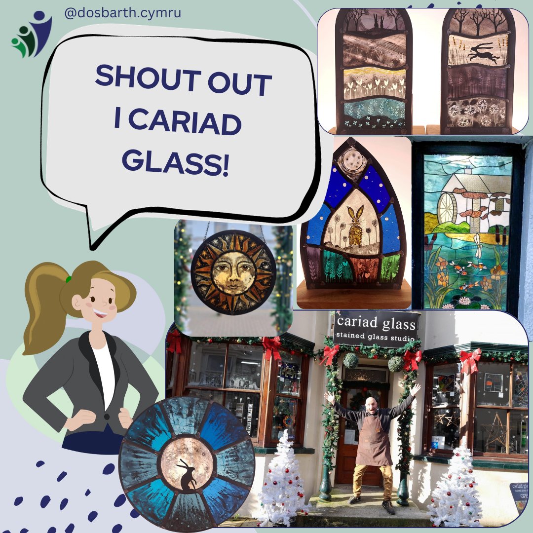 Shout out to Cariad Glass! 🌠 Cariad Glass create gorgeous, hand crafted stained glass pieces which would make the perfect Christmas gift! We highly recommend you head into the studio to see the amazing work yourself or head over to their website; cariadglass.co.uk