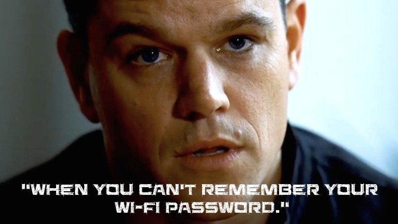 #WiFi #wired #wireless #mattdamon #bourne
