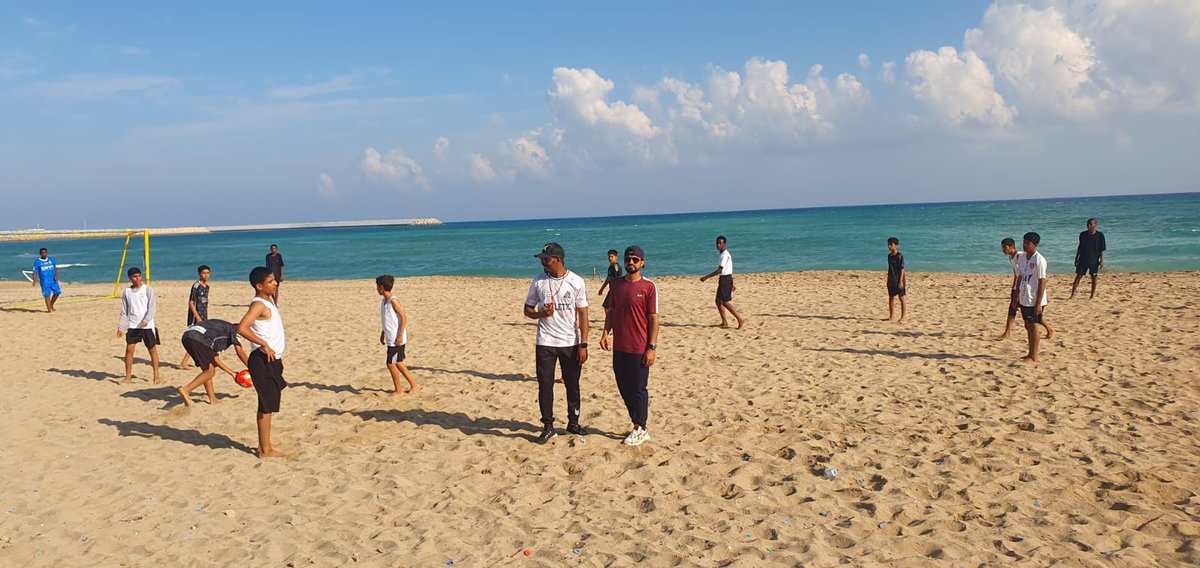 الكرة والطائرة الشاطئيتان كان لهما حضور في فعالية #شوية_رياضة