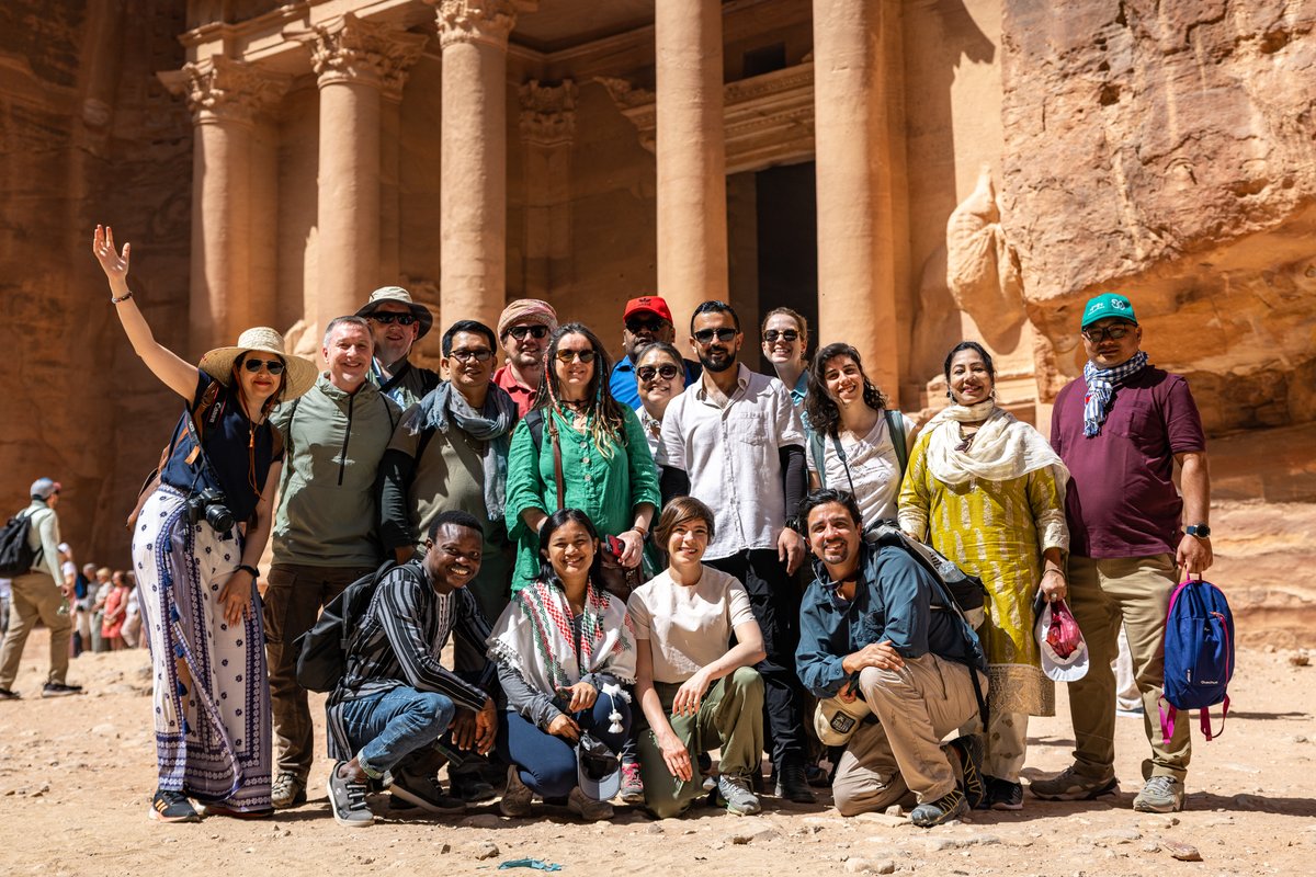 Members of the @InsideNatGeo funded #PreservingLegacies team are at @COP28_UAE this week where they will be sharing results from the Petra climate risk assessment. Download the summaries in EN/FR below 👇 #Adaptation #CultureAtCOP28 📷Michael O. Snyder 🧵1/4