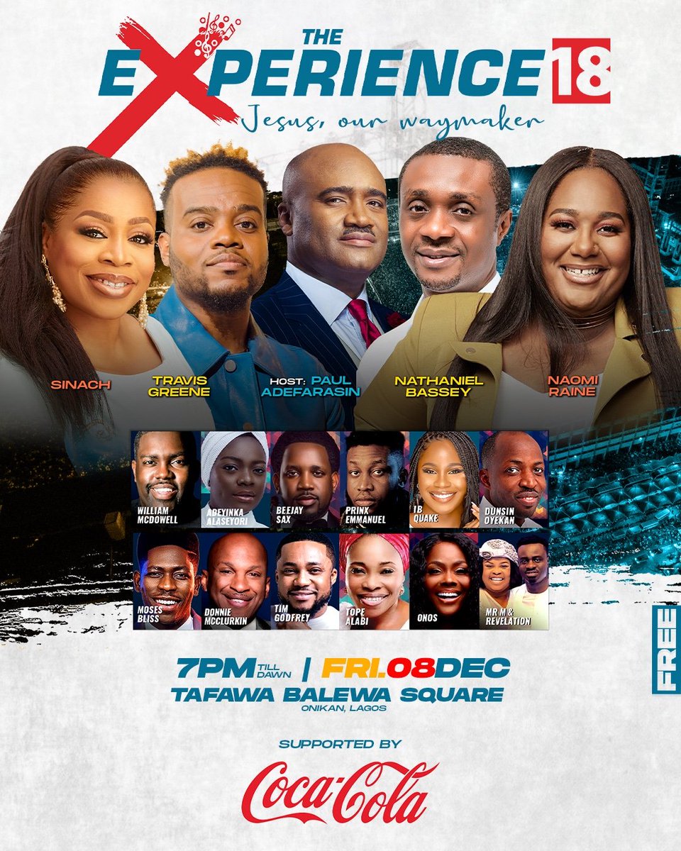 TheExperienceLG's tweet photo. Thank you, @CocaCola_NG. Refreshing the world since 1886.
#Realwonder
#TE18
#TheExperience
#ShareTheExperience https://t.co/cGpzVZTL8C