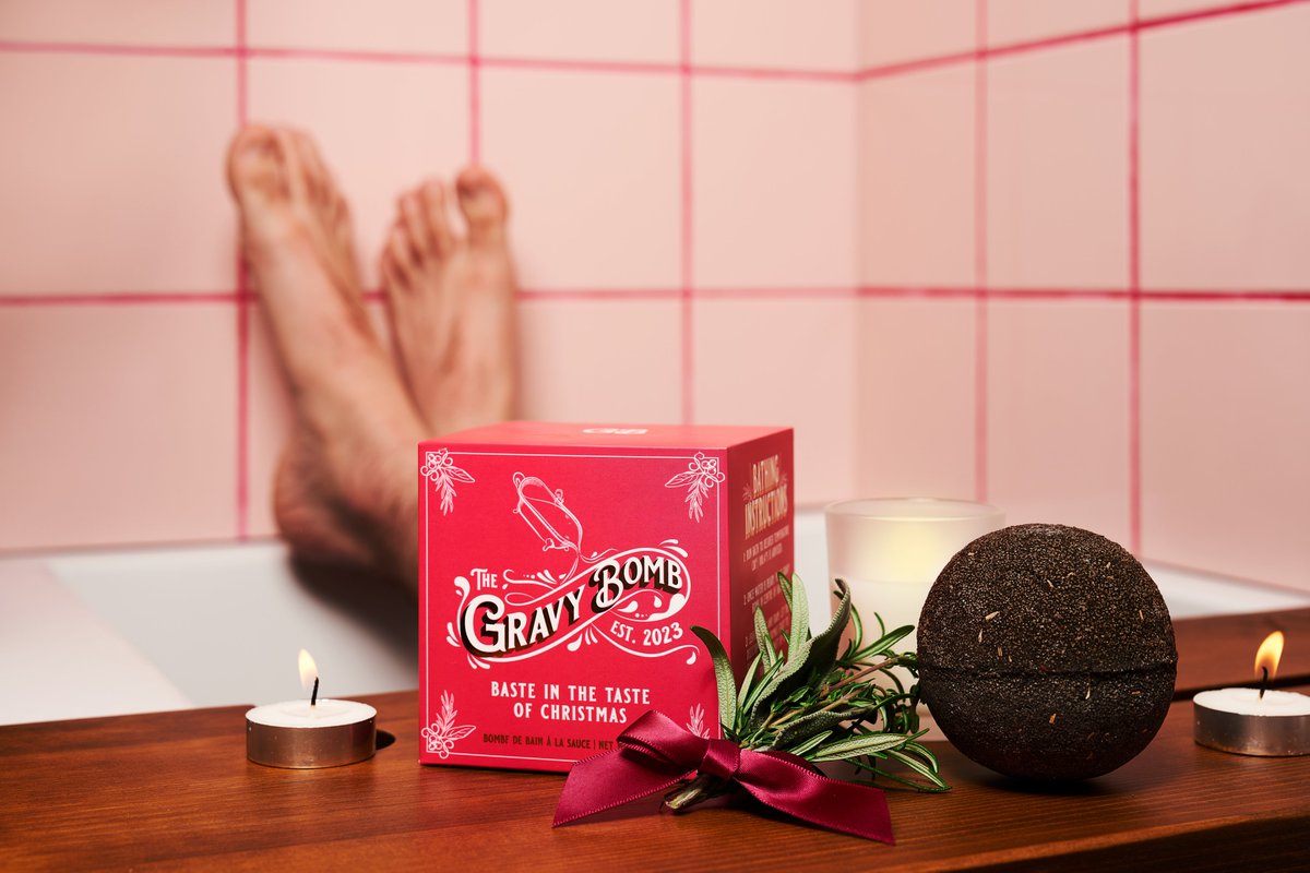 Introducing... The Gravy Bomb.

Because why should the turkey have all the fun at Christmas?

#Christmas #gravy #turkey #bath #relax #food #giftideas