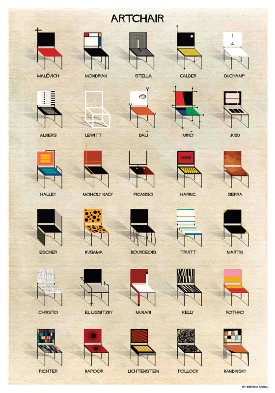 frizzifrizzi (@frizzifrizzi) on Twitter photo Nella sua nuova serie, “Artchair”, <a href="/fbabina/">federico babina</a> ha disegnato 30 variazioni sul tema della sedia, ciascuna immaginata pensando a un(')artista del '900, da Mondrian a Picasso, da Escher a Yayoi Kusama.
☞ frizzifrizzi.it/2023/12/05/art… Nella sua nuova serie, “Artchair”, <a href="/fbabina/">federico babina</a> ha disegnato 30 variazioni sul tema della sedia, ciascuna immaginata pensando a un(')artista del '900, da Mondrian a Picasso, da Escher a Yayoi Kusama.
☞ frizzifrizzi.it/2023/12/05/art…