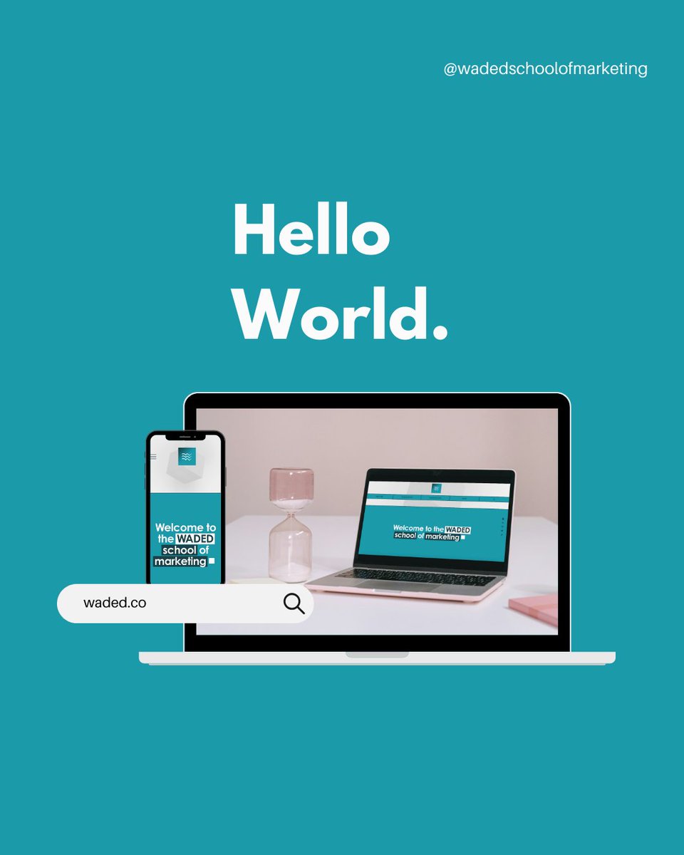 wadedschoolofm's tweet photo. Today WADED School of Marketing officially launches - your new home of marketing services and digital products. Join me on this journey and check out the new website 🌟 https://t.co/hK0jF21tx6 https://t.co/scba9Srnrf