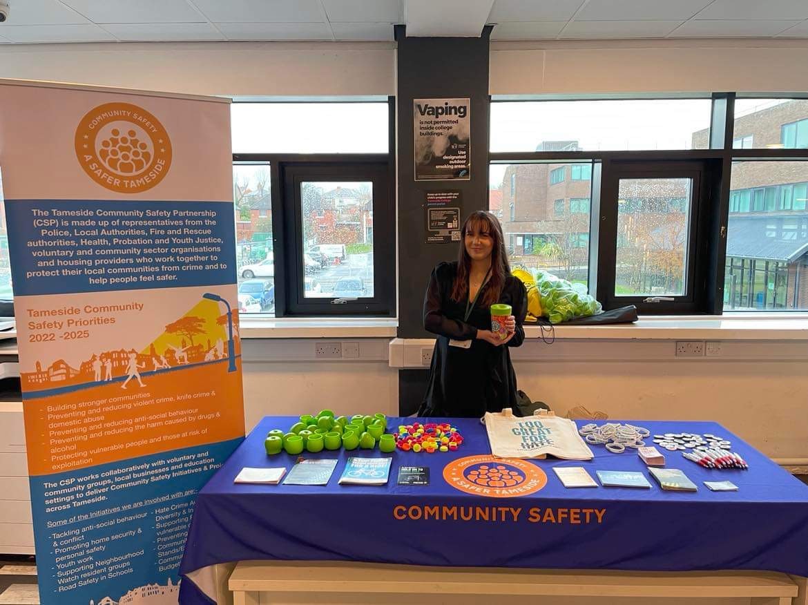 Tameside Place (@tmbc_places) on Twitter photo The Community Safety team are at <a href="/TamesideCollege/">Tameside College</a> today providing personal safety advice to students & staff
#communitysafety #safertameside #personalsafety The Community Safety team are at <a href="/TamesideCollege/">Tameside College</a> today providing personal safety advice to students & staff
#communitysafety #safertameside #personalsafety