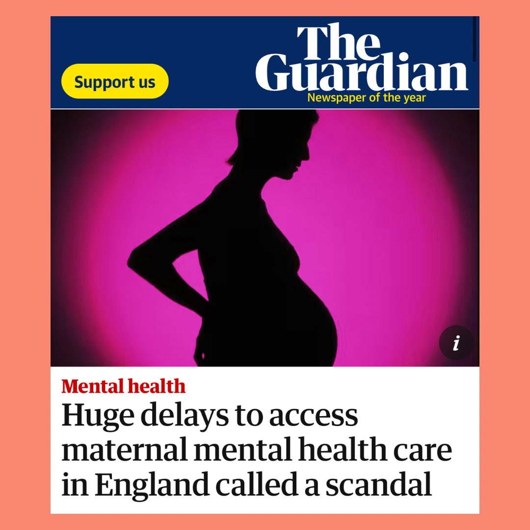 THIS is the reason we do what we do. Today <a href="/theGuardian_WHO/">The Guardian</a> <a href="/deniscampbell/">Denis Campbell</a> reported:

“Almost 20,000 women a year living with mental health problems triggered by being pregnant or giving birth are being denied support by the NHS, the Guardian can reveal.

THIS IS NOT GOOD ENOUGH