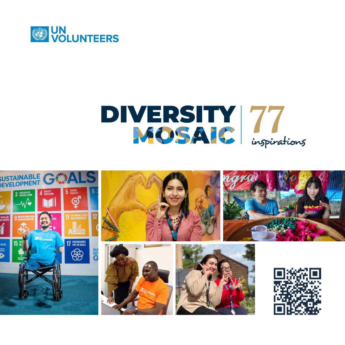 BohouoKadele's tweet photo. Celebrating inclusion at UNV - Diversity Mosaic: 77 Inspirations
************
Merci au Programme des Nations Unies pour l’Environnement(PNUE) et le Bureau des Volontaires des Nations Unies (VNU).
https://t.co/K9Bd0Q7tmO

#DisabilityMosaic
#LeaveNoOneBehind
#IDPD
#DisabilityDay https://t.co/k33UYQ9004