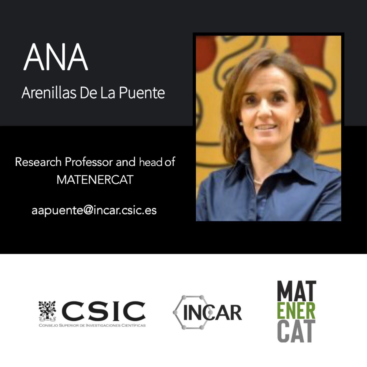 matenercat's tweet image. Today we present Prof. Ana Arenillas, head of MATENERCAT research group and currently leading 5 research projects focused on the design of sol-gel materials for energy applications.

#solgel #microwaves #energy #tailoredmaterials @incarCSIC @CSICasturias @CSIC