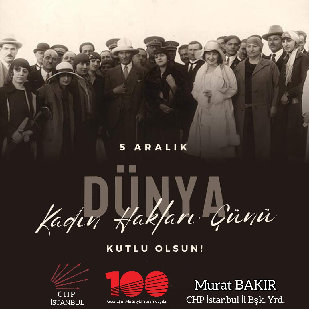 Toplumda Kadının varlığını ve birliğini kabul etmeyen hiçbir cemiyet ilerleme kaydedemez.

 #5AralıkDünyaKadınHaklarıGünü