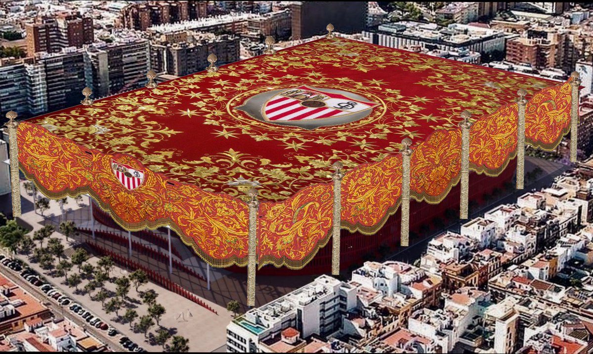 elpaquito_2's tweet photo. Puestos a poner un techo, yo pondría algo más sevillano. https://t.co/IXRSiAL8Kq
