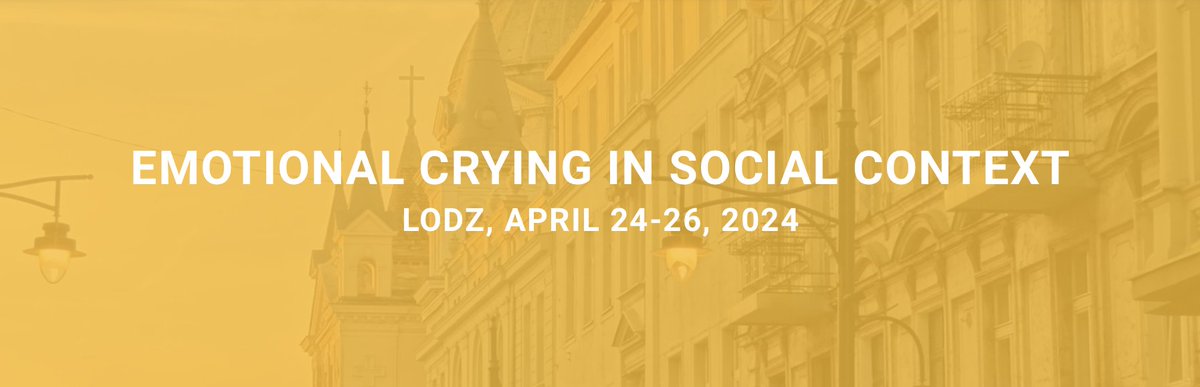 Only 10 days to submit your abstract for the <a href="/easpinfo/">EASP</a>  meeting on tears &amp; crying.
Come to Poland and present your work! We encourage empirical and theoretical submissions, including work in progress, research ideas, and literature reviews.
Visit emotionalcrying.weebly.com.