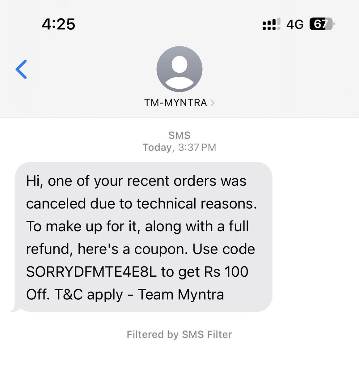 VibrantRaviteja's tweet photo. @MyntraSupport That’s a Treat to Select Customer after waiting for 55 days ! 

#Noted 😎 Watch the Show ! 

Order Value : Rs.12,000/- 

Btwn Donate that coupon to your support team who immensely helped cancel the order at first place 😂😂 https://t.co/snOG4VhhUi