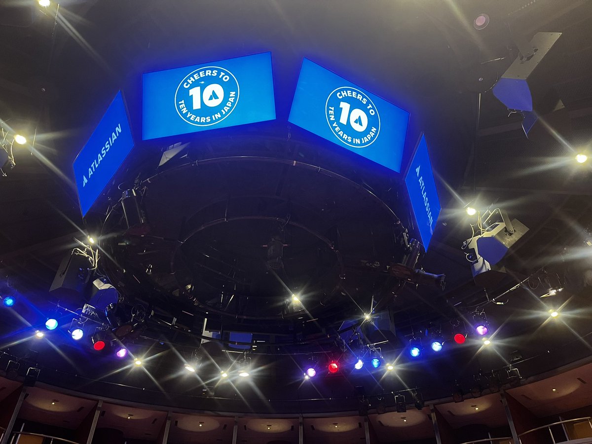 アトラシアンの10周年イベントに招待頂きましたー😆 本当におめでとう㊗️ございます🎉
今日は久しぶりのオフラインですが、皆さんにお会いできて嬉しかったです〜✨
#Atlassian