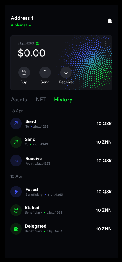 Ppaesch_'s tweet photo. Sneak peak of the upcoming #ZenonNetwork  mobile wallet s y r i u s by @DrBlaze21  - highly polished and in the last steps of development
Be ready to check your precious zennies from everywhere
More info below:🔽🔽
https://t.co/SAWOZqYj9V
#BTC $ZNN #ALTSEASON #BullMarket https://t.co/FUB9WafqGh