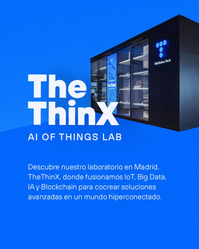 TelefonicaTech's tweet photo. En #TheThinx revolucionamos la tecnología desde Madrid: diseñamos y optimizamos soluciones IoT con tecnologías móviles de vanguardia. Un entorno avanzado con 17 expertos y más de 700 soluciones #IoT. 📲🤖 https://t.co/4L3LLK9wr3