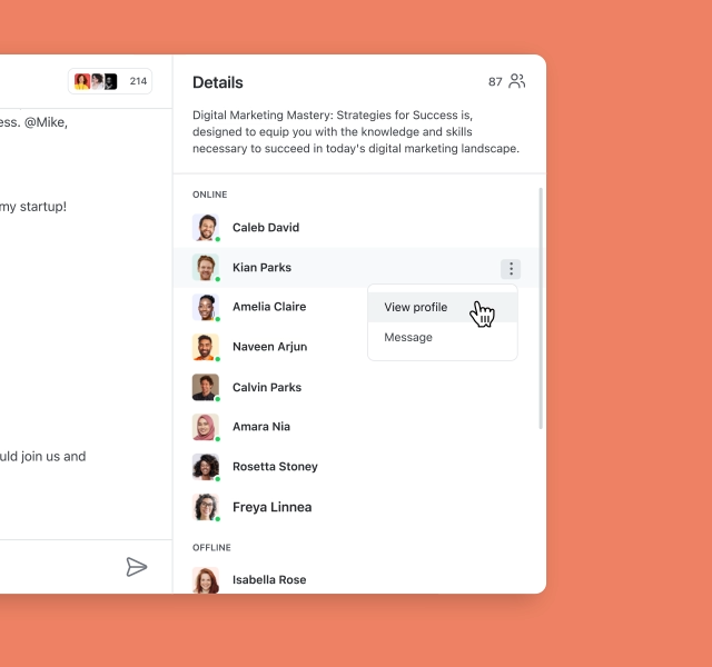 circle_sof's tweet image. Circle offers you the best of both worlds. Create spaces for real-time conversations, thoughtful discussions, live events, and more.