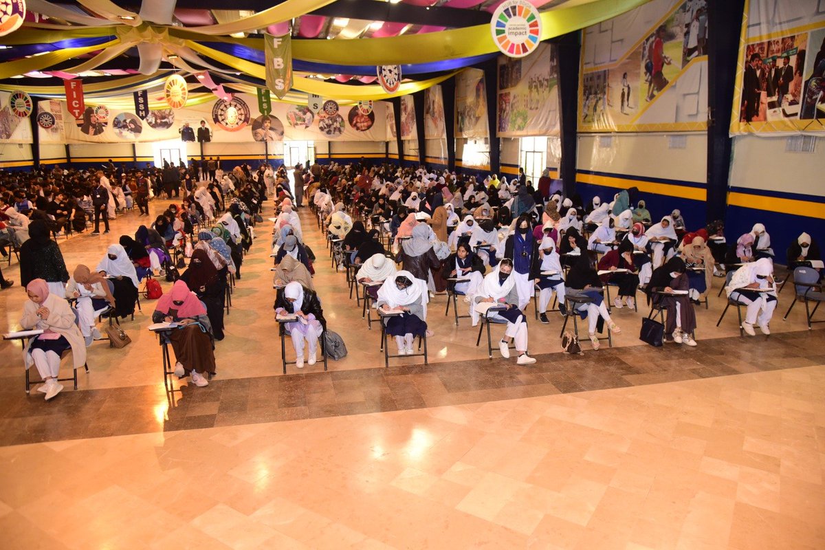 The Department of Mathematical Sciences organized the 5th Markhor Mathematics Competition on December 4, 2023 in the Arfa Karim Expo Center.