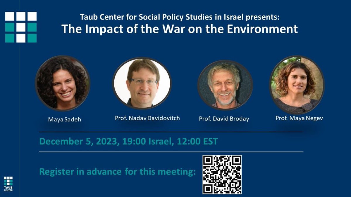Taub Center in English tweet media