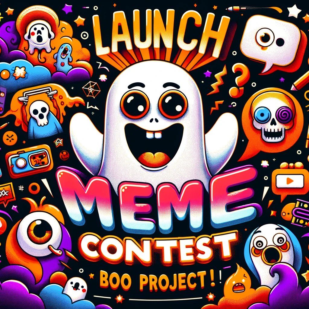 ghostyboobsc's tweet photo. Get ready for some fun! Join our #MemeContest with a 0.5 $BNB Prize Pool!

Create a hilarious meme featuring our beloved $BOO and win 0.3, 0.15 or 0.5 BNB
 
Rules:
1. Follow us on @ghostyboobsc
2. Post a meme on X using: $BOO @ghostyboobsc #memecontest
3. Shill

Deadline: Dec 08 https://t.co/QpZ7rotbj5