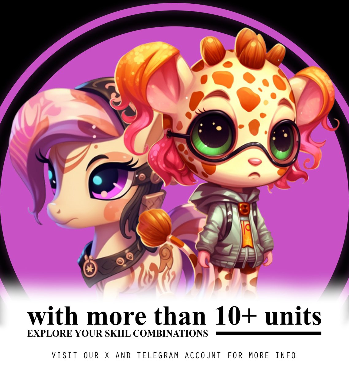 safaripuzzle_en's tweet photo. Our character design is inspired by the Japanese Zodiacs and we  were hoping that you notice that. Plus each unit will have a skill to help you clear any stage quickly.  

#safaripuzzle #p2e #nft #crypto #playtoearn #puzzlegame https://t.co/WjZB9ouEeF