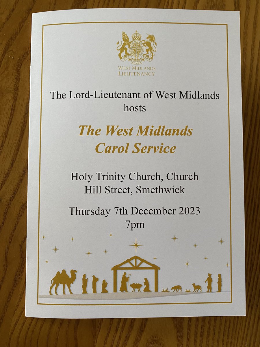 It’s beginning to feel like Christmas! The orders of service have arrived ready for our Carol Service on Thursday.