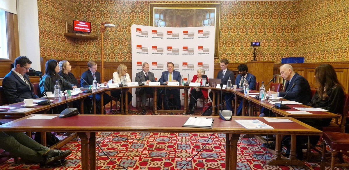 AlixHRobertson's tweet image. Sir John Hayes MP and Baroness Garden of Frognal introduce the launch, highlighting the importance of the findings in the current context #HigherTechnicalQualifications #HTQs