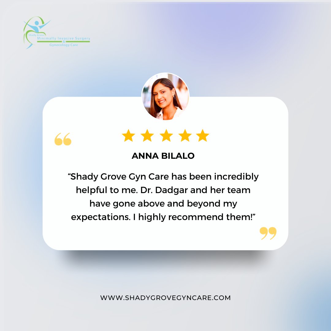 What our client Anna Bilalo is saying about us

Follow for more @shadygrovemis_gyncare

#gyncare #wellnessjourney #optimalhealth #empoweryourhealth #patientcenteredcare