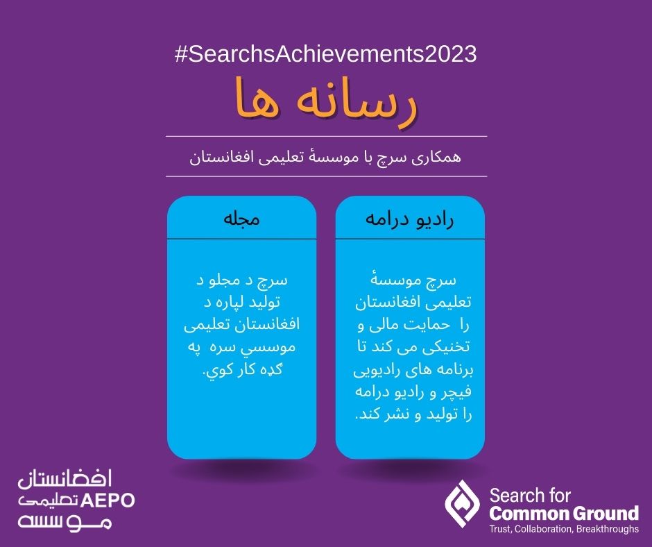 Search for Common Ground Afghanistan tweet media