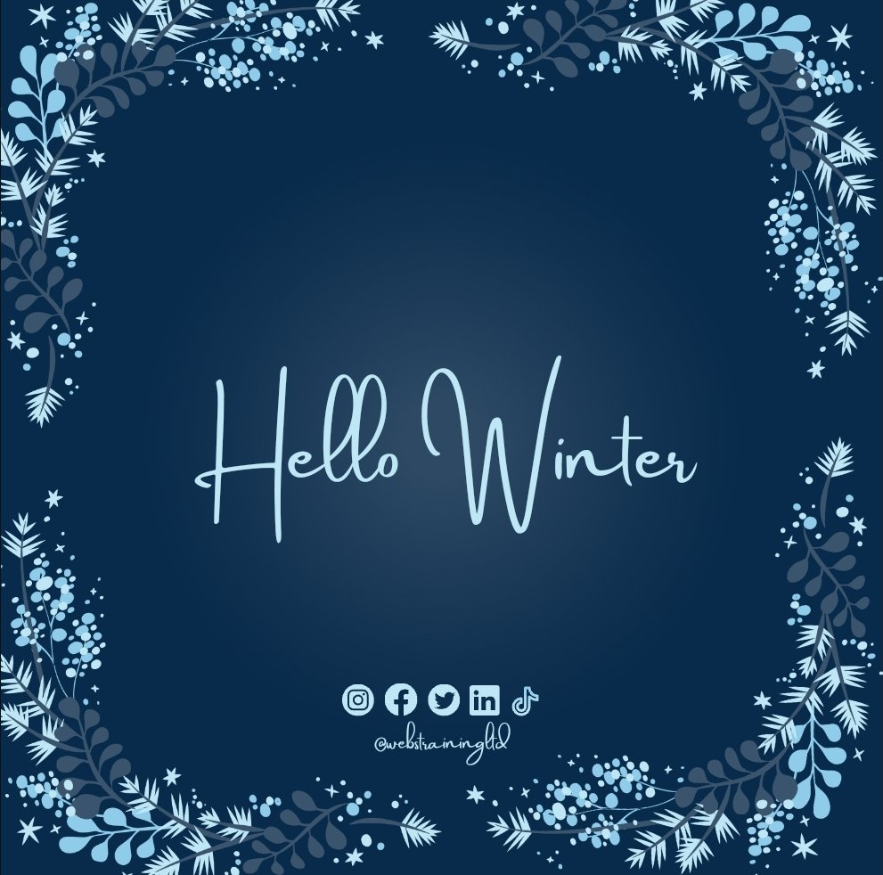 As we welcome the winter season, don't let your studies freeze you over! Dive into the warmth of our exciting, hands-on apprenticeship opportunities, where you can earn while you learn and turn your skills into something amazing. Intrigued? #apprenticeships #webstrainingltd