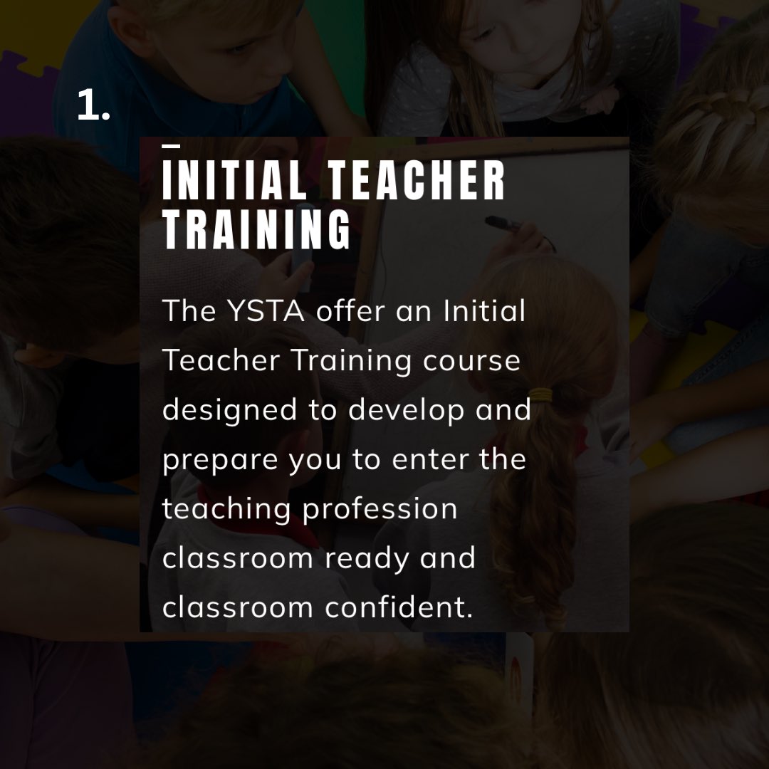 YarrowSTA's tweet photo. We offer a range of services including continuous professional development, #initialteachertraining, supporting current and future leaders and school to school support. Take a moment to read through our four commitments. 

#ysa #techertraining #teacherprogrammes #ITT https://t.co/7iiJTQGCqI