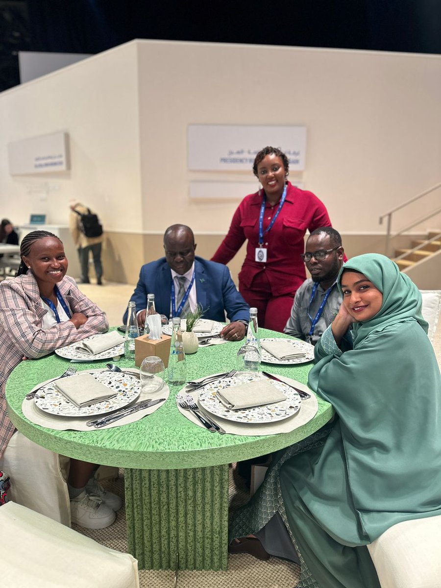 HUDEFO's tweet photo. Thank you Dr Muyungi the Tanzanian president advisor for climate change and environment, for inviting  us in the climate Finance negotiation to learn and become good advocates  for change in climate agenda for more sustainable future .
#ClimateFinance 
#cop28 https://t.co/d4utIDb5Ih
