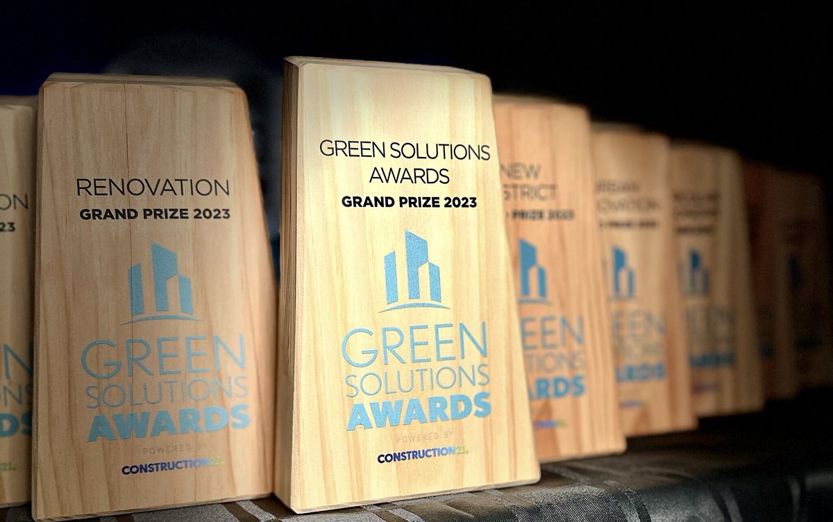 🏆 D-Day for the Green Solutions Awards ceremony! 🎊

🤔Which projects will be rewarded? 
✔Follow-us this afternoon on this account at 03:00pm (GMT+1, Paris hour) / 06:00pm (GMT +4, Dubai hour)!

React with the #GreenSolutionsAwards!😃