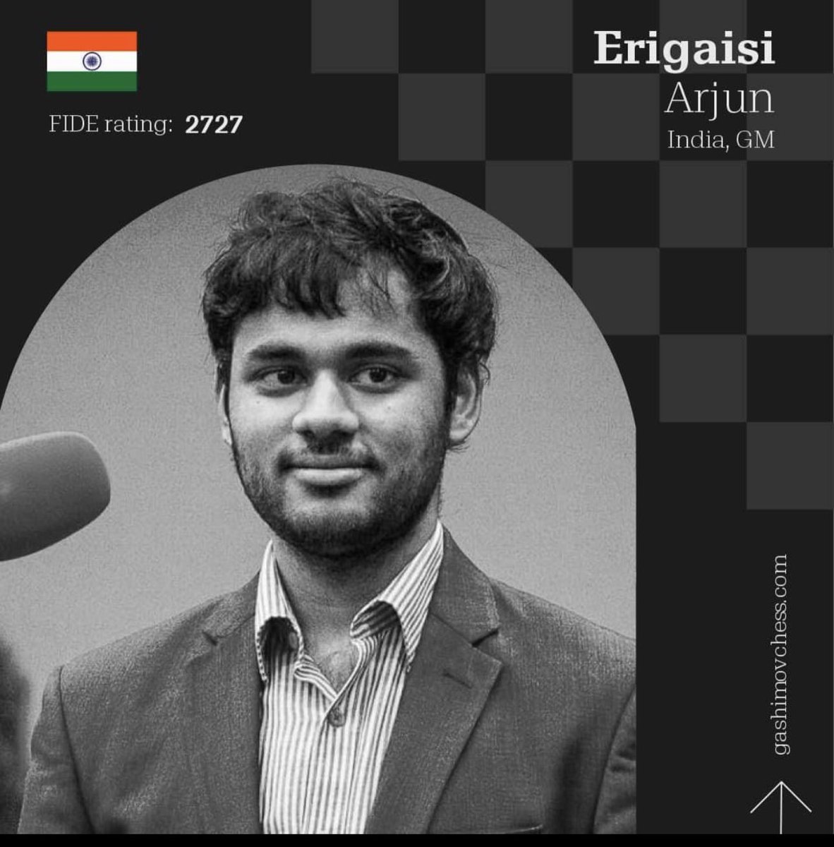Erigaisi Arjun from India is among the players of Vugar Gashimov Memorial 2023 super chess tournament! ♟️🇮🇳 @ArjunErigaisi 🗓 7-11 December, 2023 📍Gabala, Heydar Aliyev Congress Hall 🌐 gashimovchess.com #gashimovchess #chesstournament2023 #romania @ChessbaseIndia